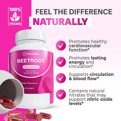 Beetroot Powder – Boost Daily Energy, Support Healthy Circulation & Vitality*