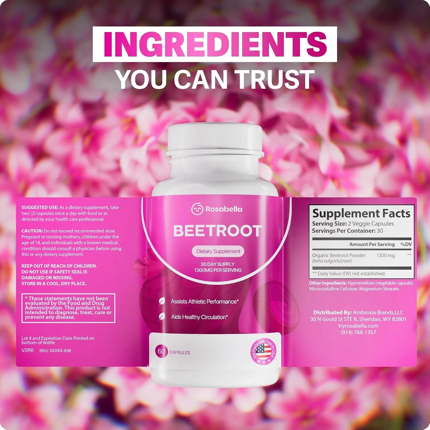 Beetroot Powder – Boost Daily Energy, Support Healthy Circulation & Vitality*
